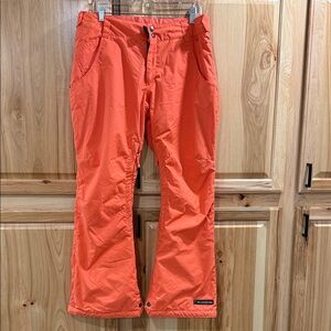 Ride Orange Warm Snowboard/Downhill Skiing Snow Outdoor Activity Pants Sz 11/12